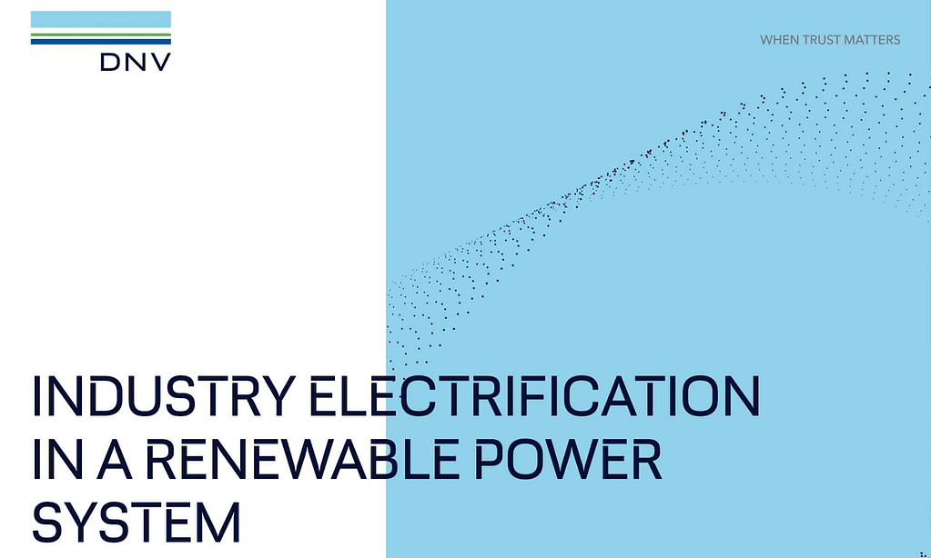 Industry electrification in a renewable power system