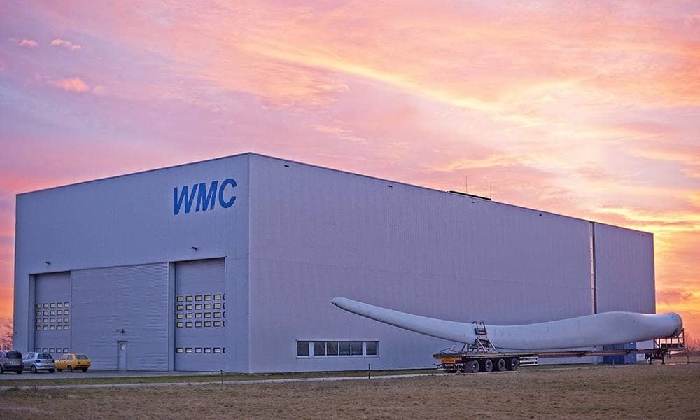 Wind turbine blade test center, WMC, acquired in the Netherlands